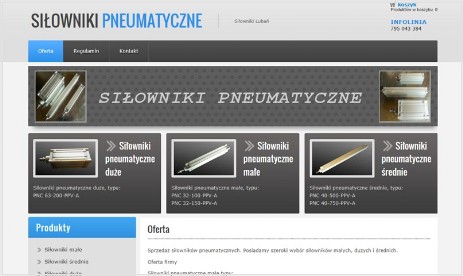 Siłowniki pneumatyczne Lubań